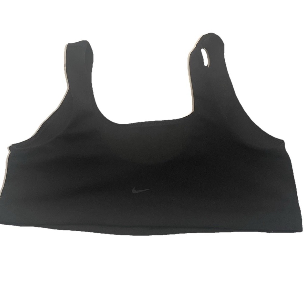 NWOT Nike Alate Medium Support Dry fit Sports Bra Size M in black - Picture 2 of 7